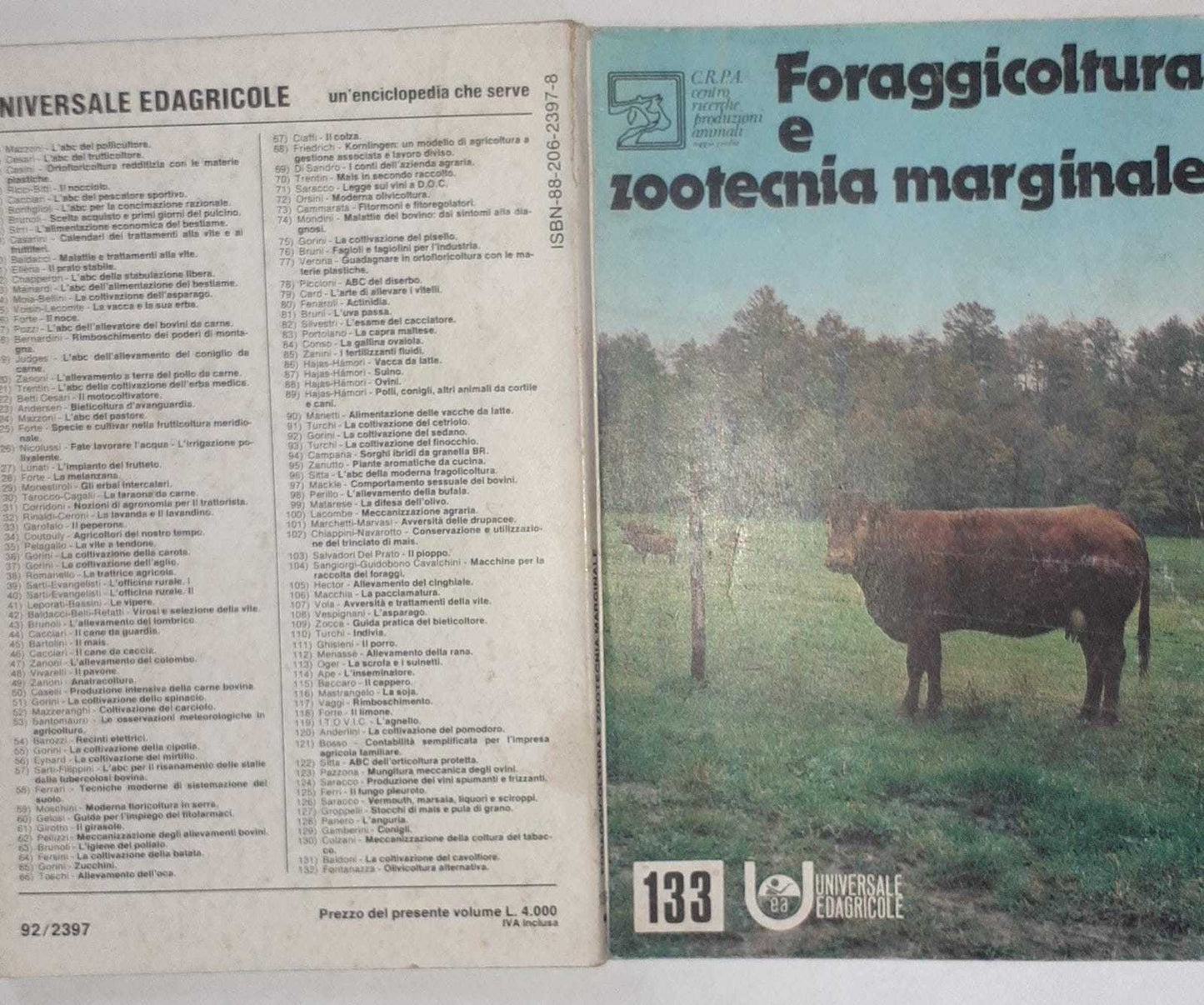 Foraggicoltura e zootecnia marginale - copertina