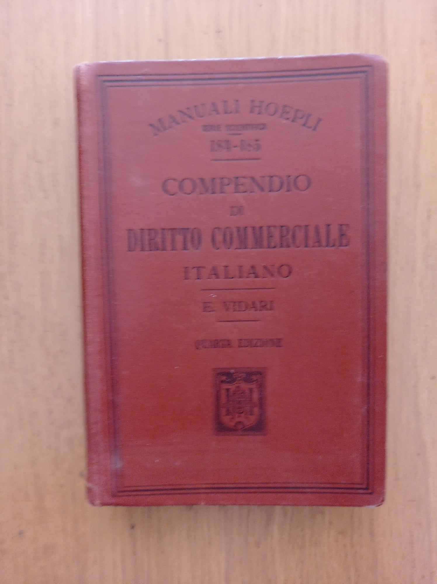 Compendio di diritto commerciale italiano - copertina