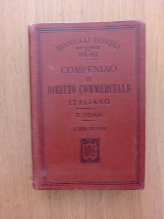 Compendio di diritto commerciale italiano - copertina