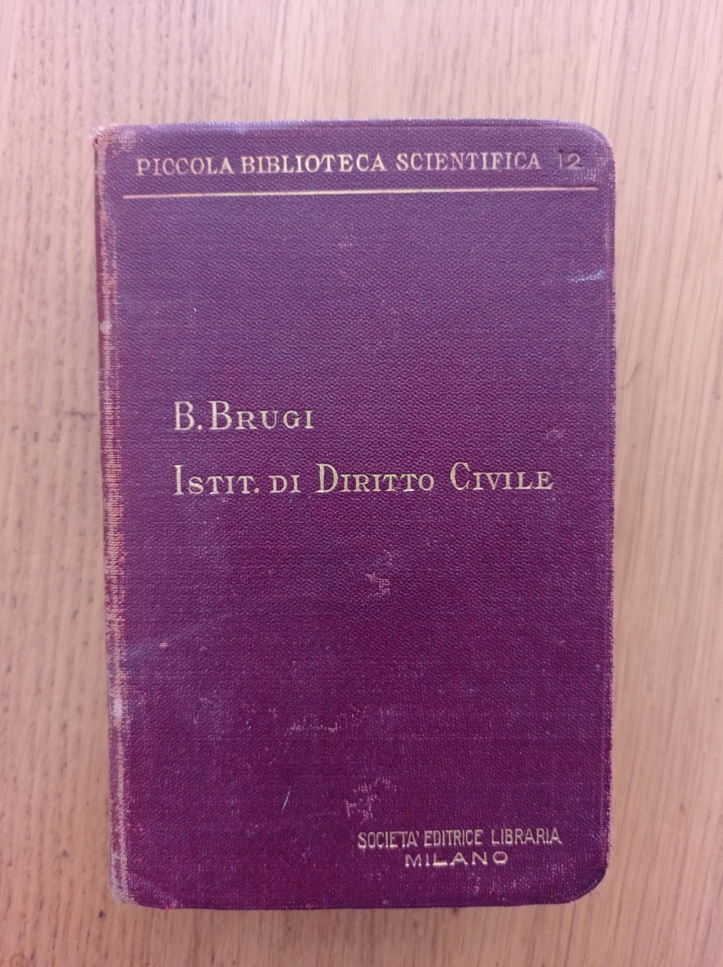 Istit. di Diritto Civile - copertina