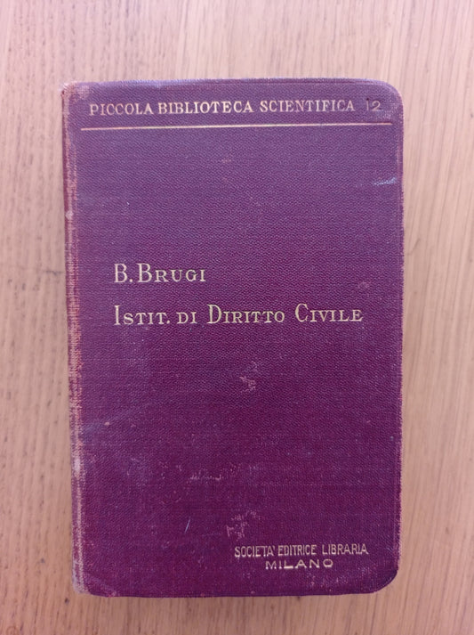 Istit. di Diritto Civile - copertina