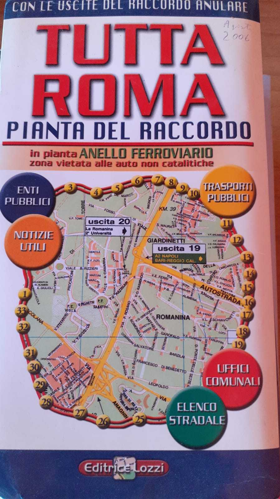 Tutta Roma. Pianta del G.R.A. - copertina