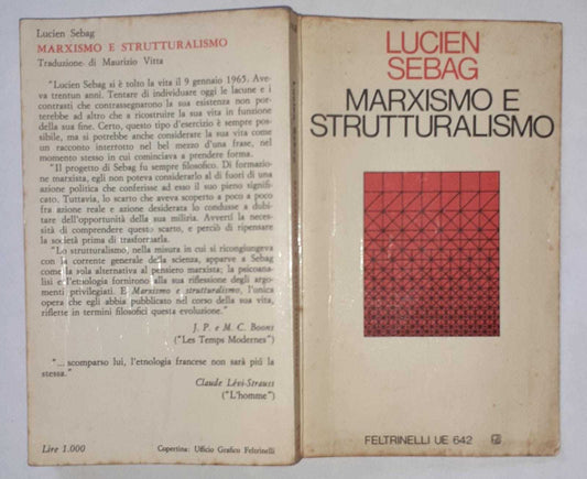 Marxismo e strutturalismo - copertina
