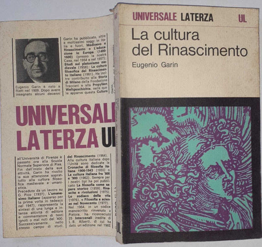 La cultura del Rinascimento. Profilo storico - copertina