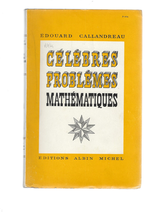Célèbres problèmes mathématiques - copertina