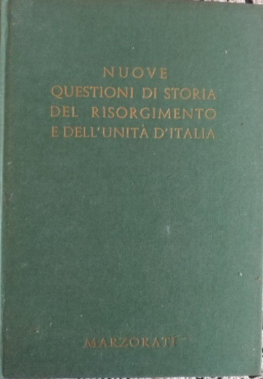 Nuove questioni di storia del Risorgimento e dell'Unità d'Italia - copertina