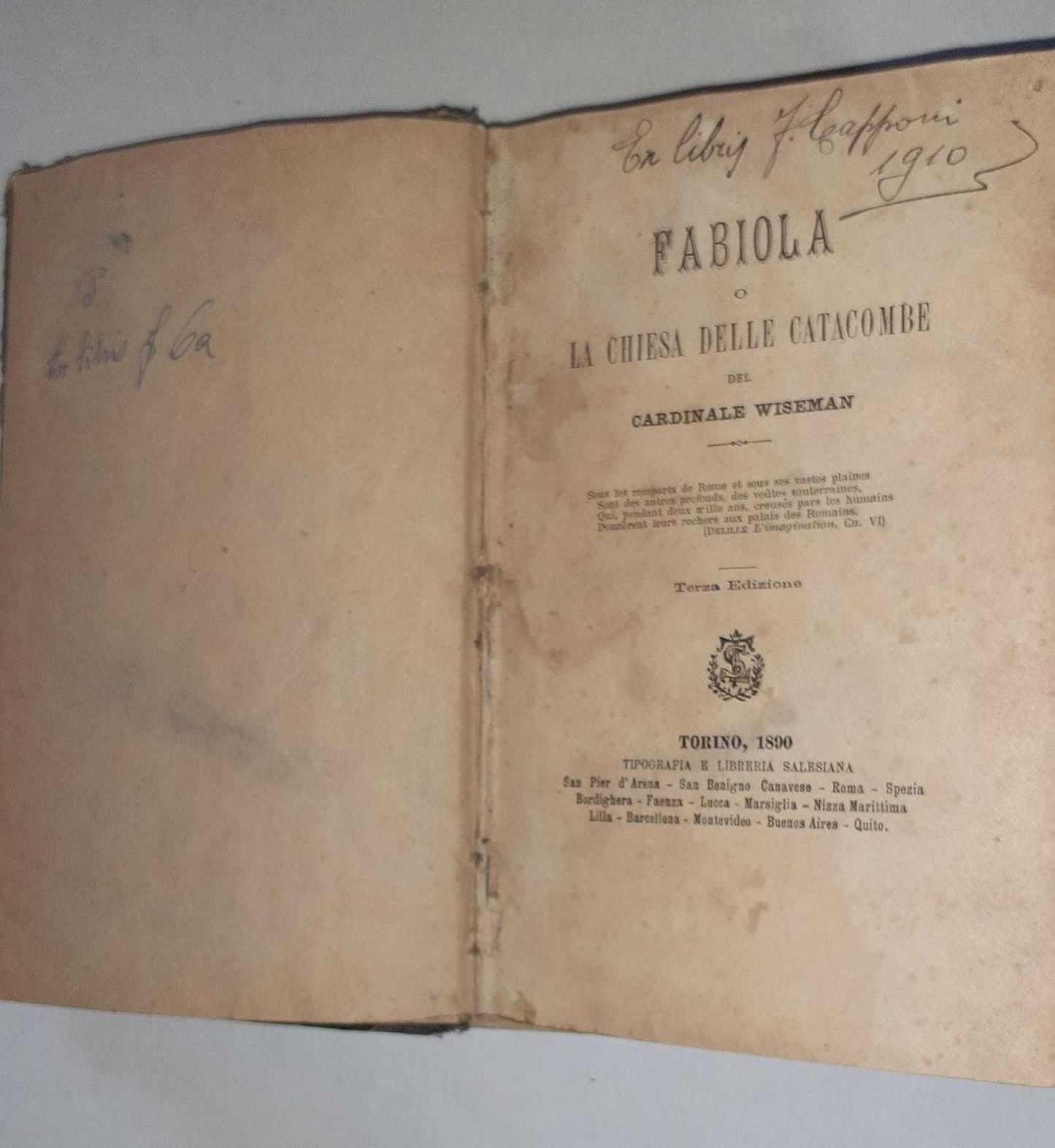 Fabiola. La chiesa delle catacombe - copertina