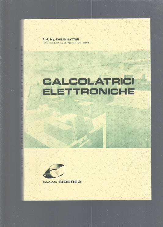 CALCOLATRICI ELETTRONICHE - copertina