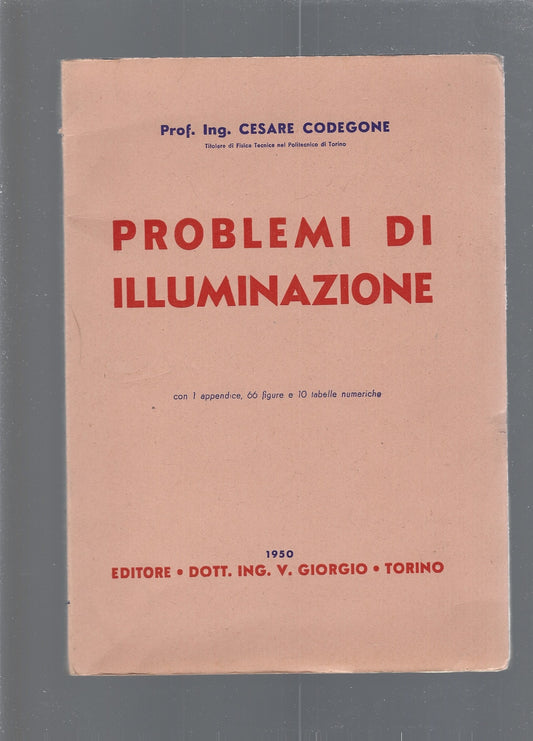 PROBLEMI DI ILLUMINAZIONE - copertina
