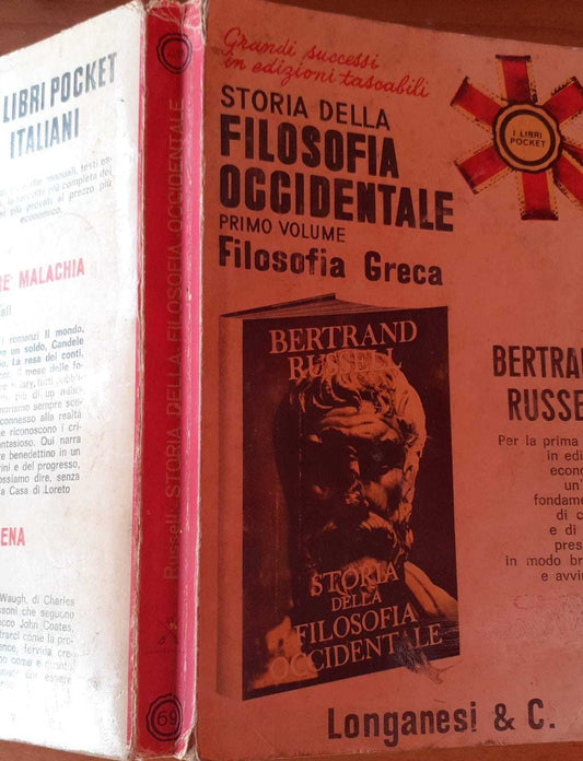 Storia della filosofia occidentale. Primo volume. Filosofia greca - copertina