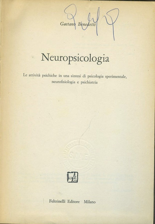 Neuropsicologia - copertina
