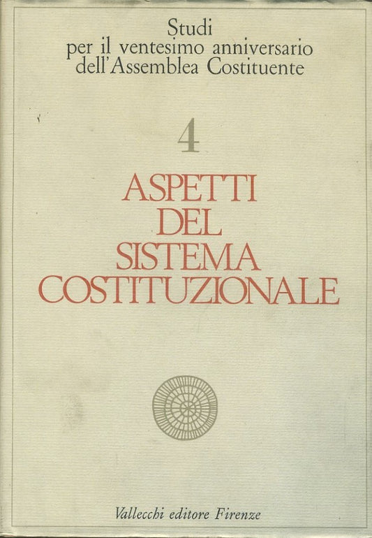 Aspetti del sistema costituzionale. Volume 4 - copertina