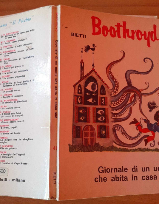 Giornale di un uomo che abita in casa sua - copertina