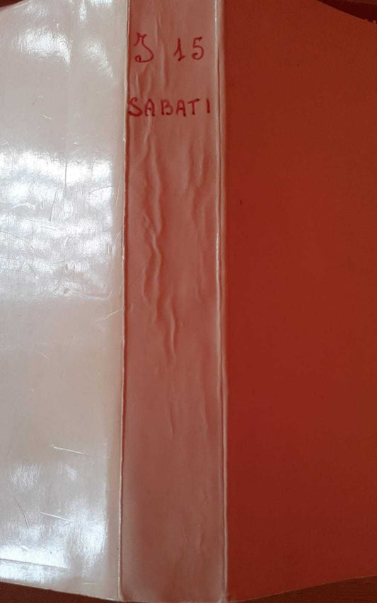 Ammaestramenti a far bene i quindici sabati. Parte prima - copertina