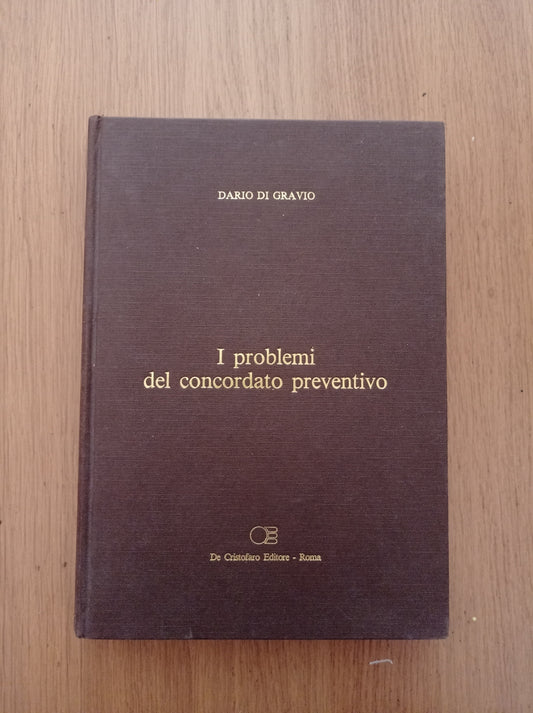I problemi del concordato preventivo - copertina