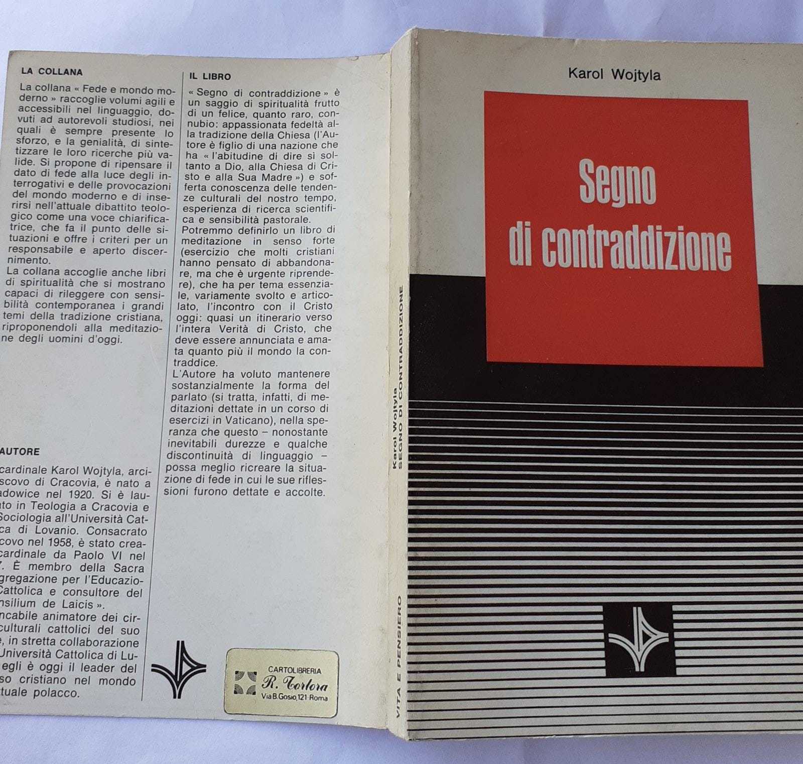 Segno di contraddizione - copertina