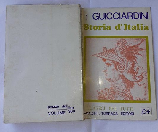 Storia d'Italia. Volume 1 - copertina
