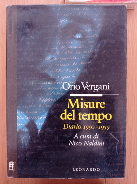 Misure del tempo. Diario (1950-1959) - copertina