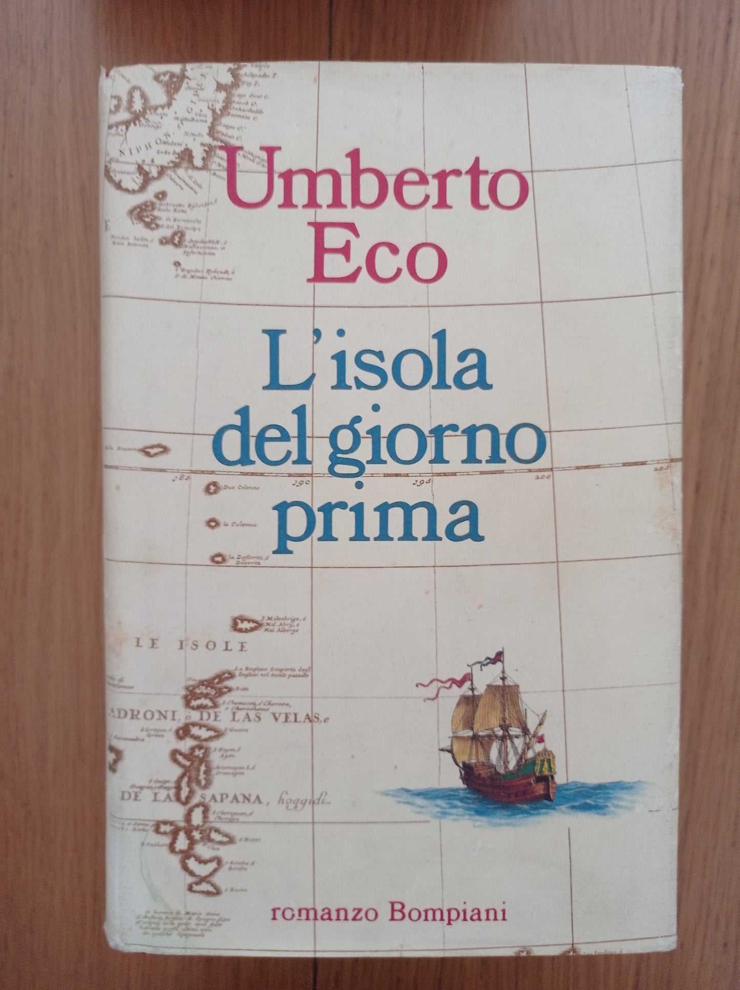 L' isola del giorno prima - copertina