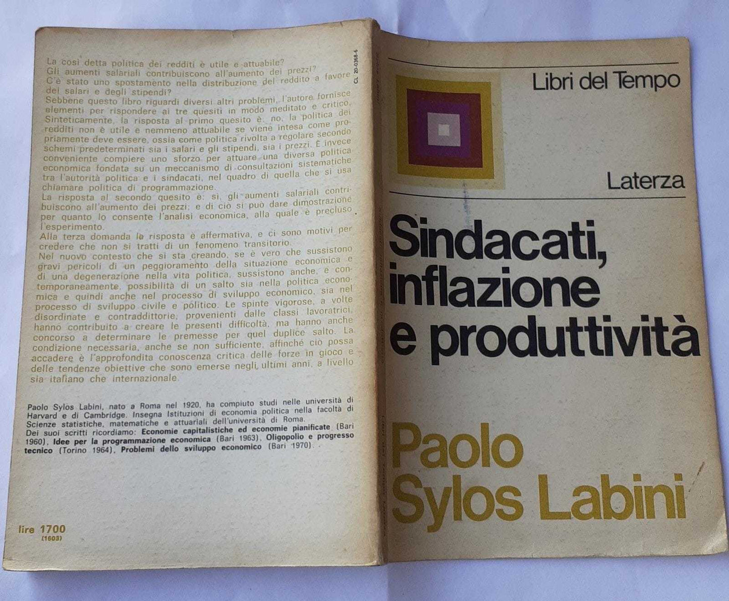 Sindacati, inflazione e produttività - copertina
