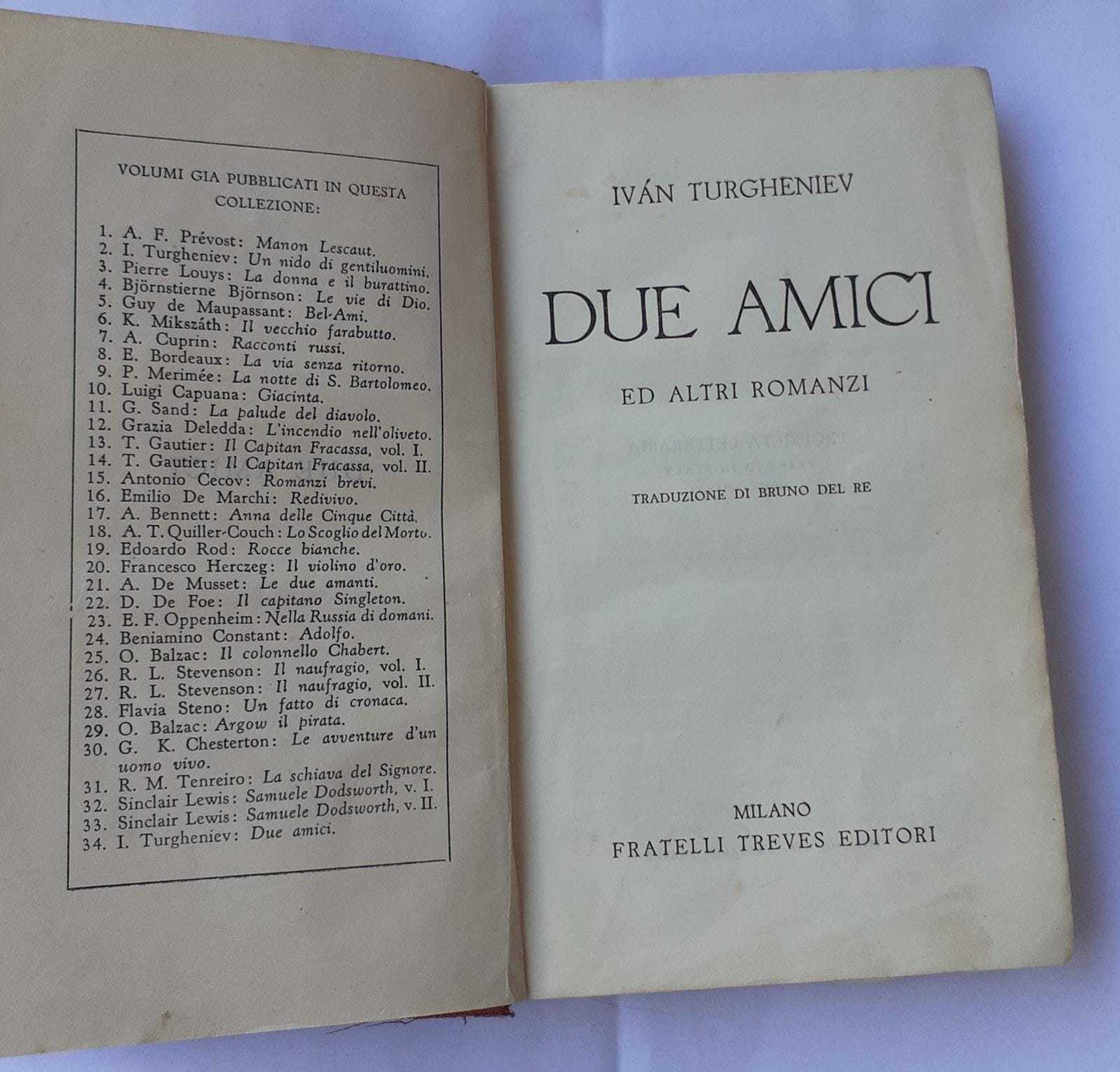 Due amici ed altri romanzi - copertina