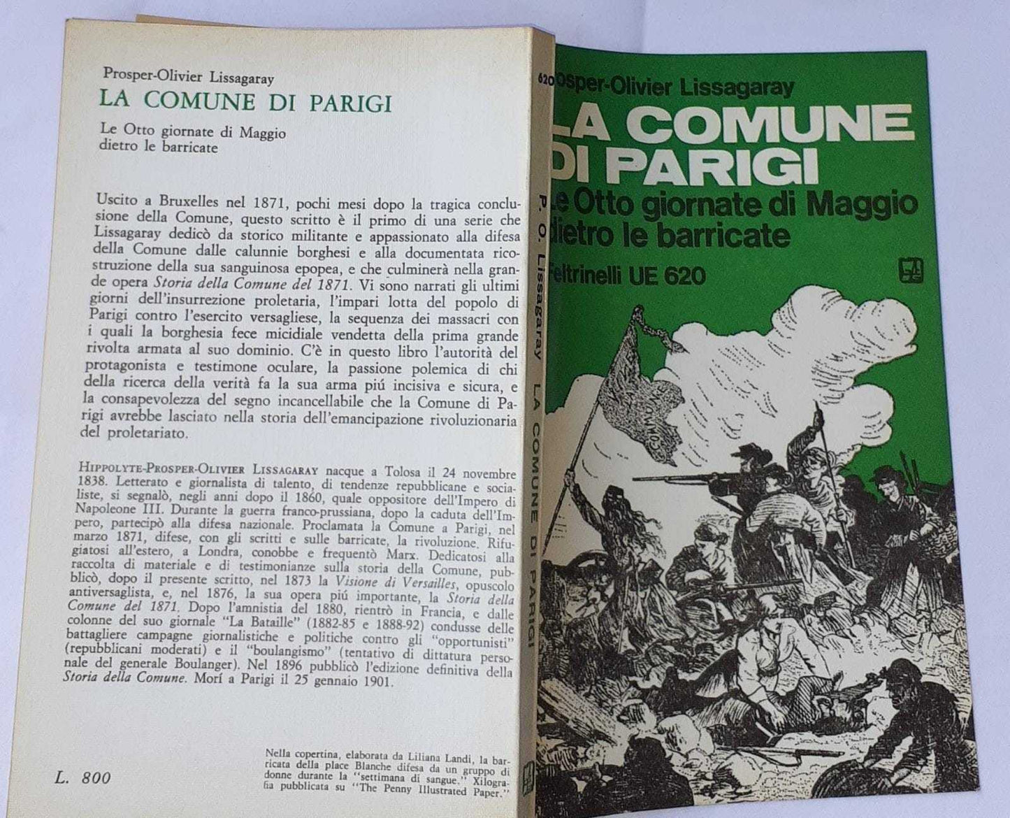 La Comune di Parigi. Le otto giornate di maggio dietro le barricate - copertina