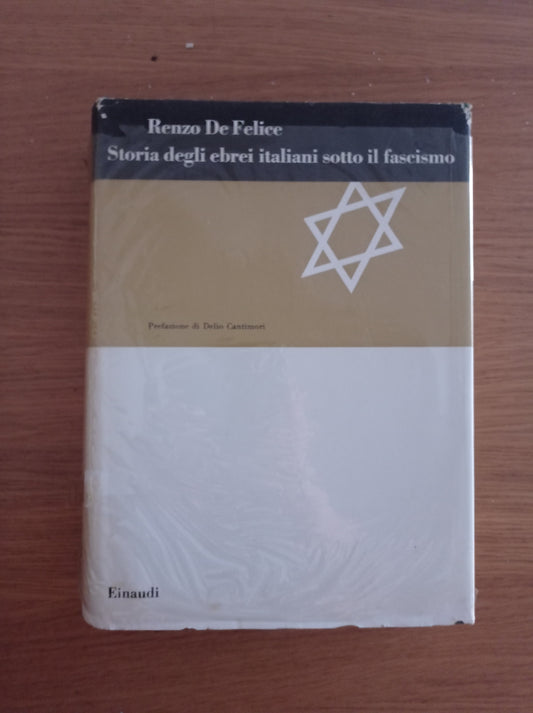 Storia degli ebrei italiani sotto il fascismo - copertina
