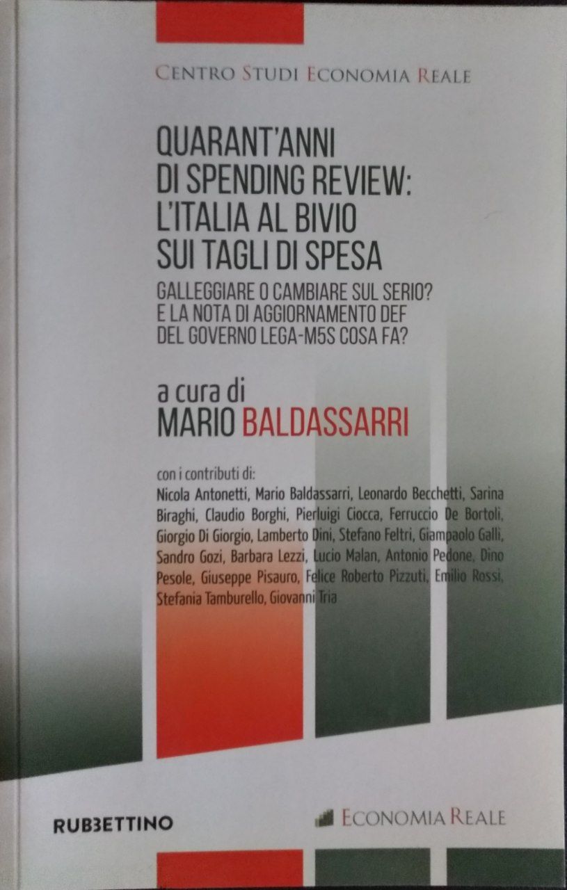 Quarant'anni di spending review: l'Italia al bivio sui tagli di spesa - copertina