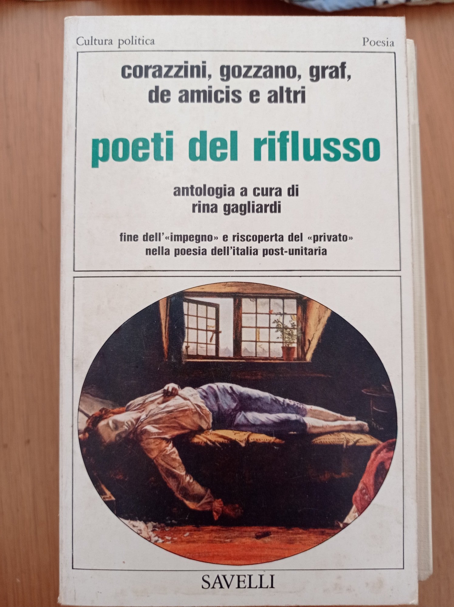 Poeti del riflusso antologia a cura di Rina Gagliardi - copertina