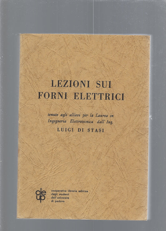 LEZIONI SUI FORNI ELETTRICI - copertina