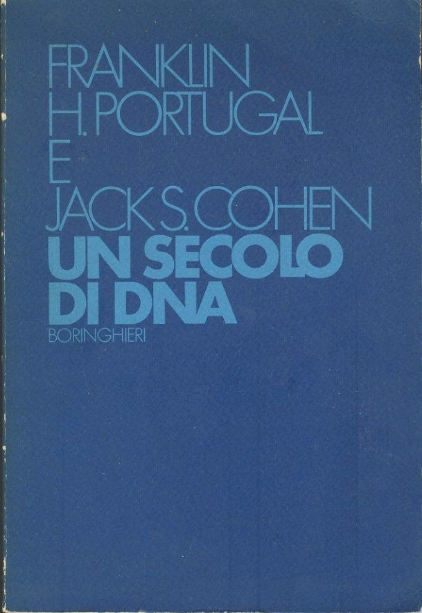 Un secolo di dna - copertina
