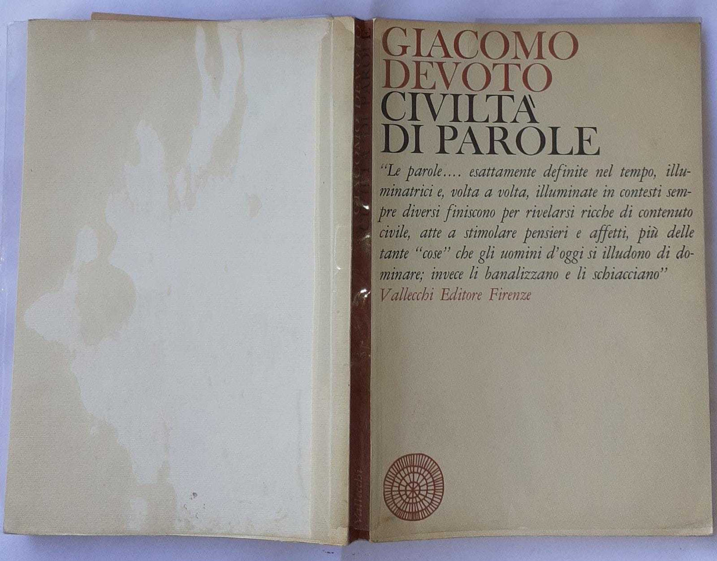 Civiltà di parole - copertina