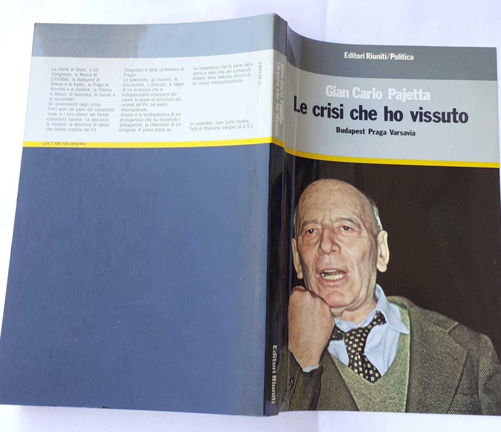 Le crisi che ho vissuto. Budapest Praga Varsavia - copertina