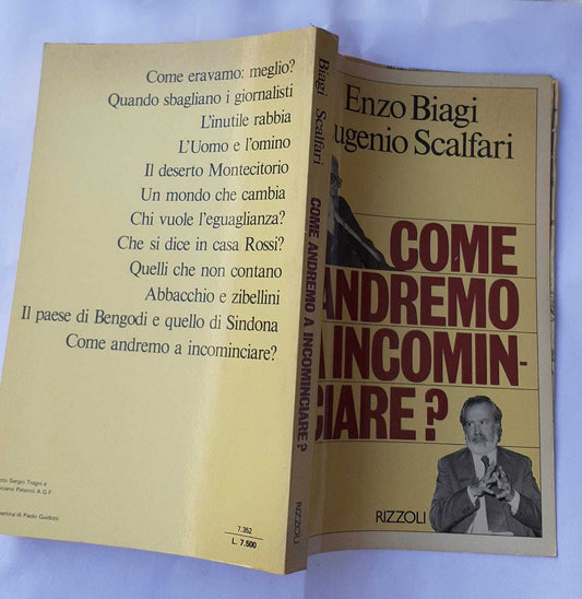 Come andremo a incominciare? - copertina