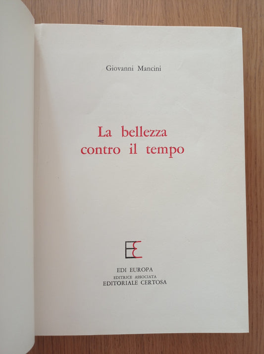La bellezza contro il tempo - copertina