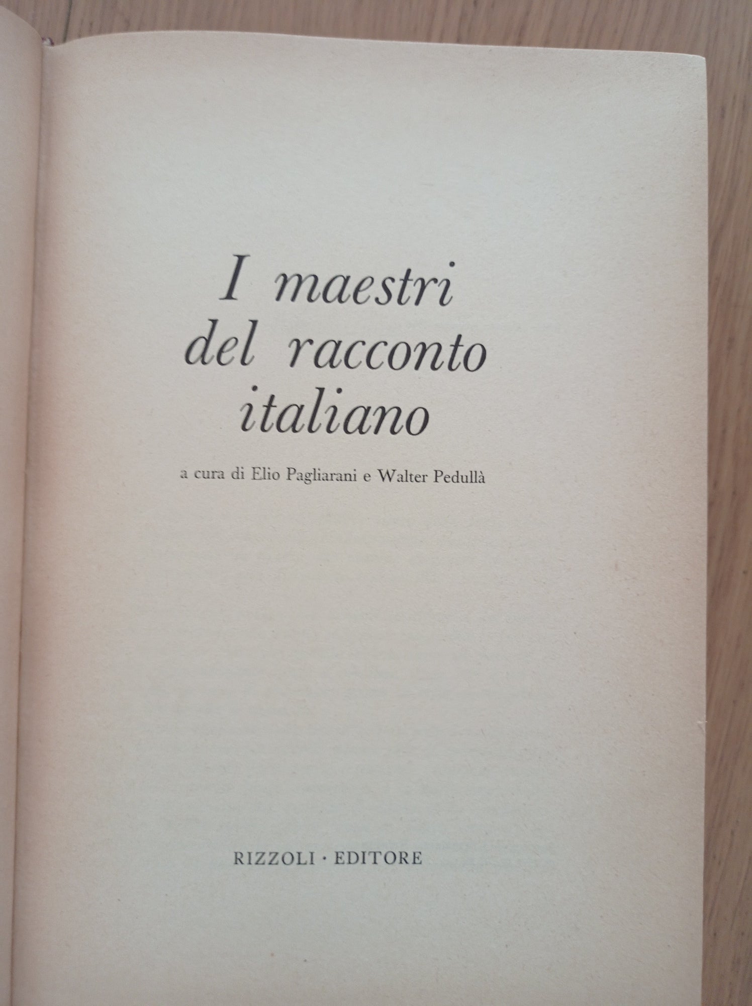 I maestri del racconto italiano - copertina