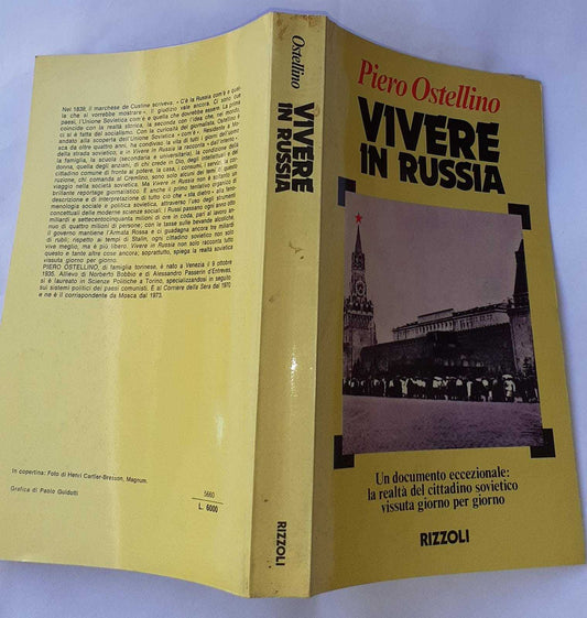 Vivere in Russia - copertina