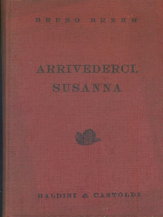 Arrivederci,Susanna - copertina