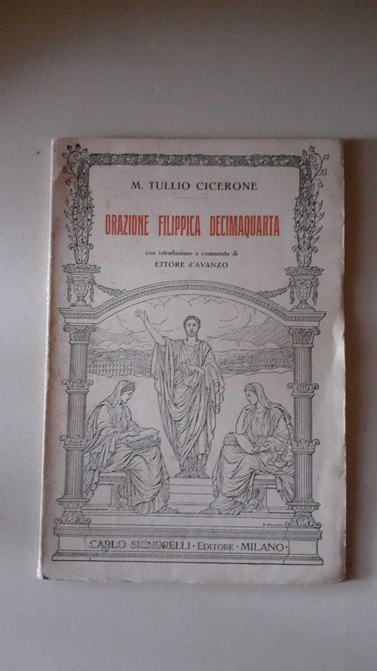 Orazione Filippica Decimaquarta - copertina