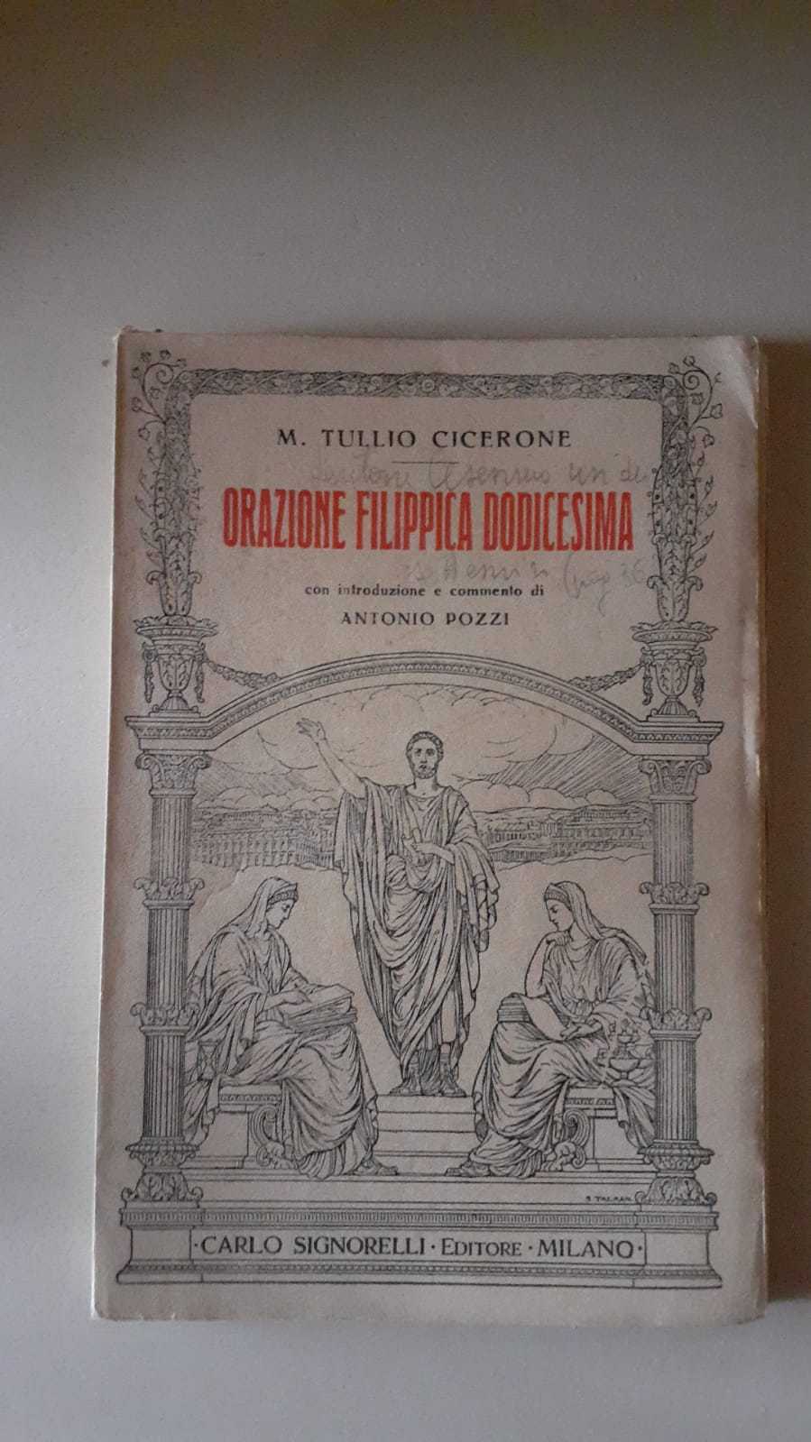 Orazione Filippica Dodicesima - copertina