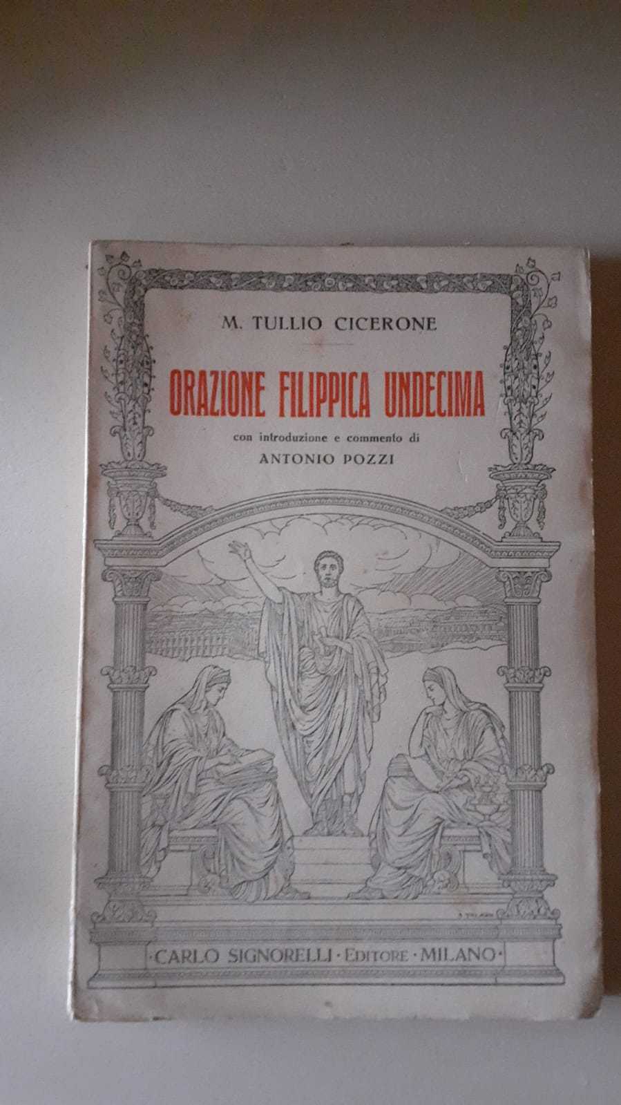 Orazione Filippica Undecima - copertina