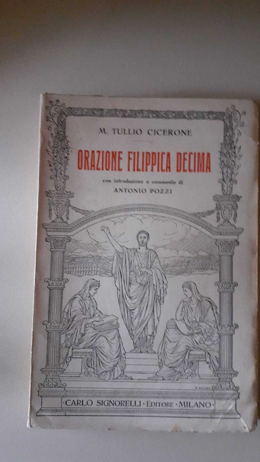 Orazione Filippica Decima - copertina