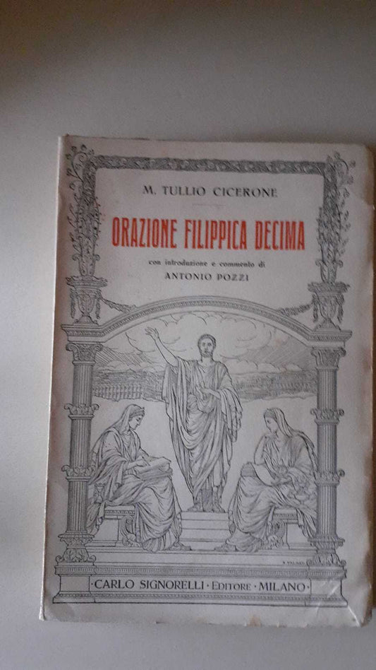 Orazione Filippica Decima - copertina