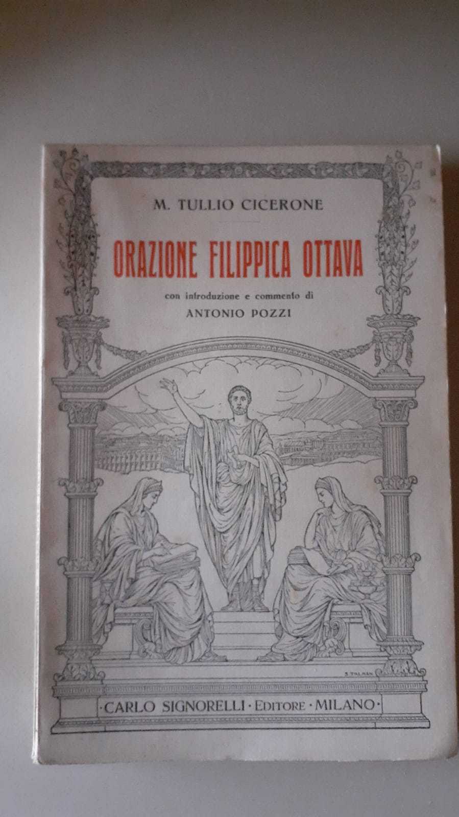 Orazione Filippica ottava - copertina