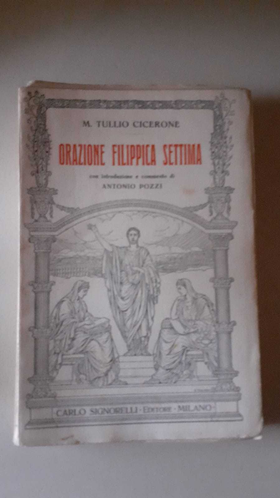 Orazione Filippica Settima - copertina