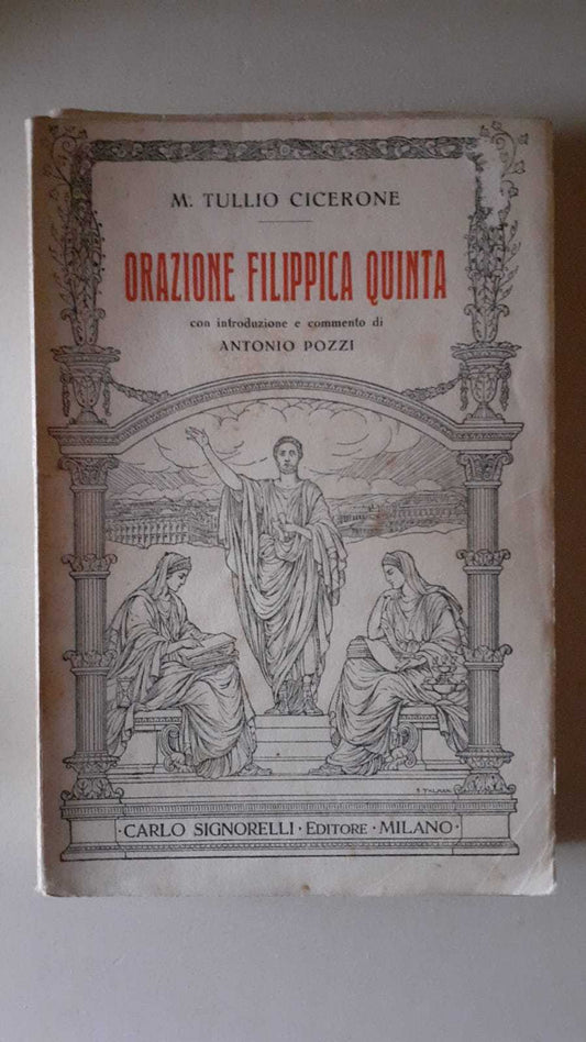 Orazione filippica Quinta - copertina