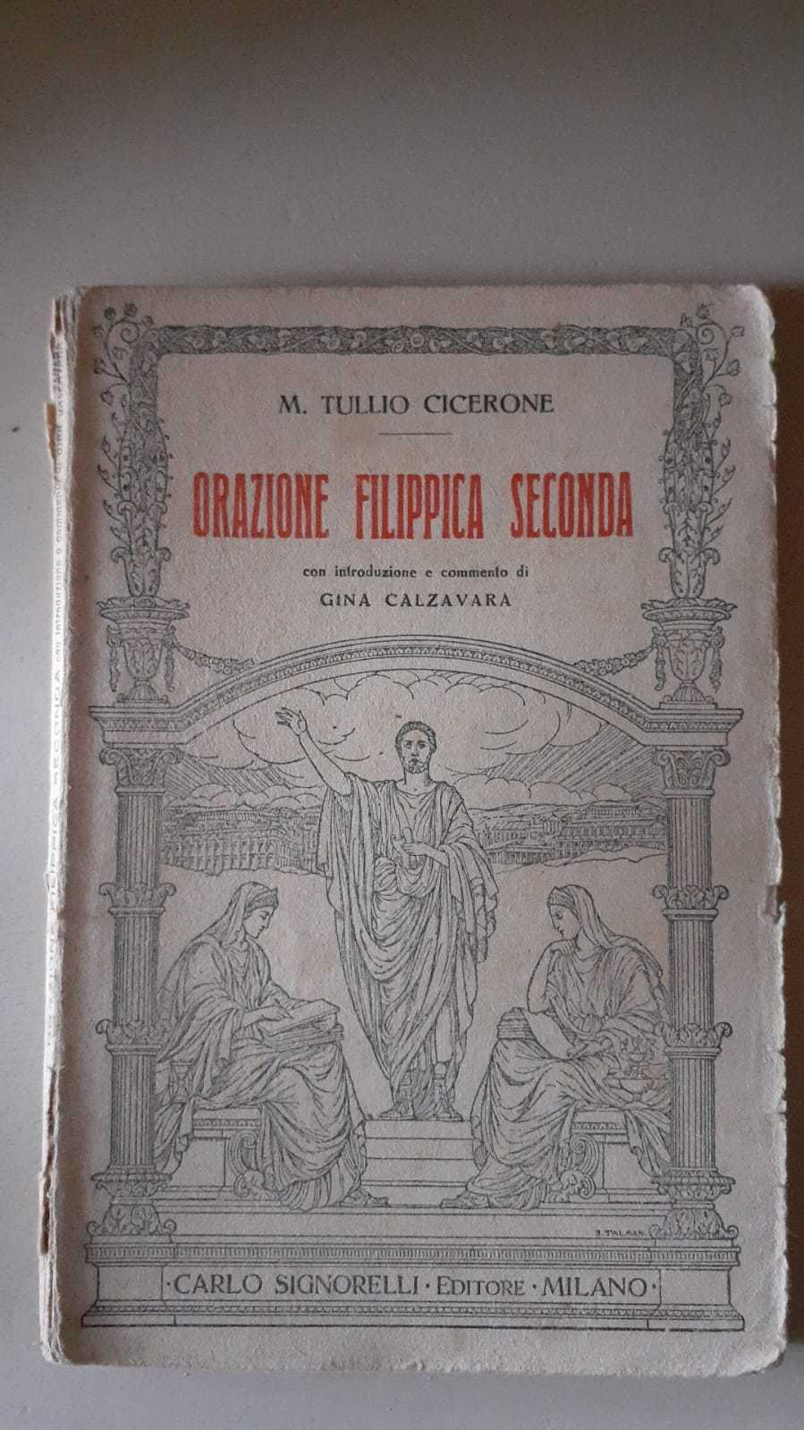 Orazione filippica seconda - copertina
