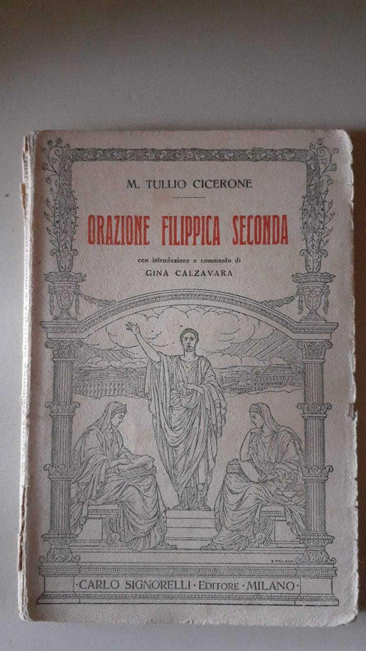 Orazione filippica seconda - copertina