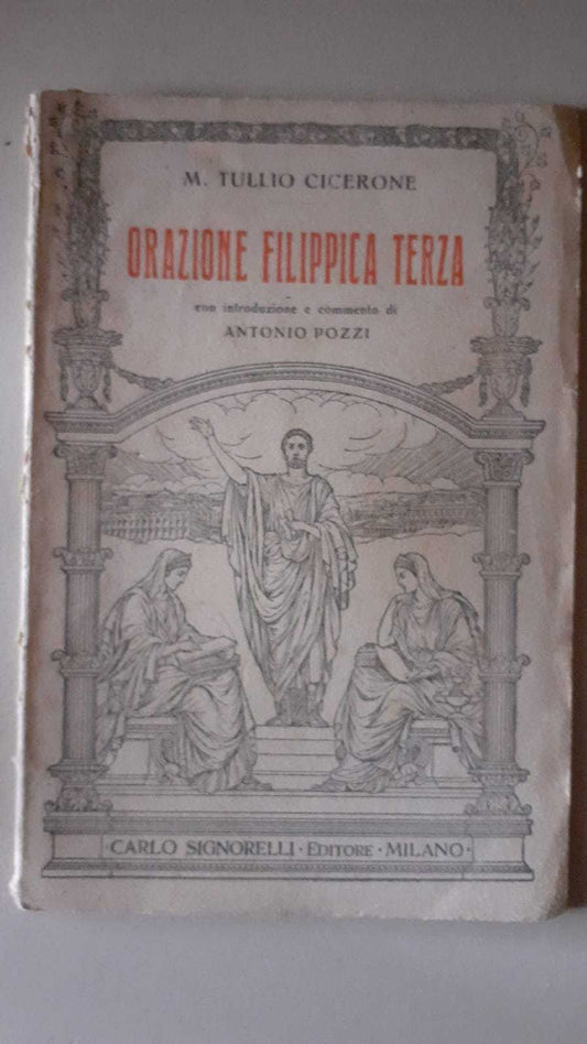 Orazione filippica terza - copertina
