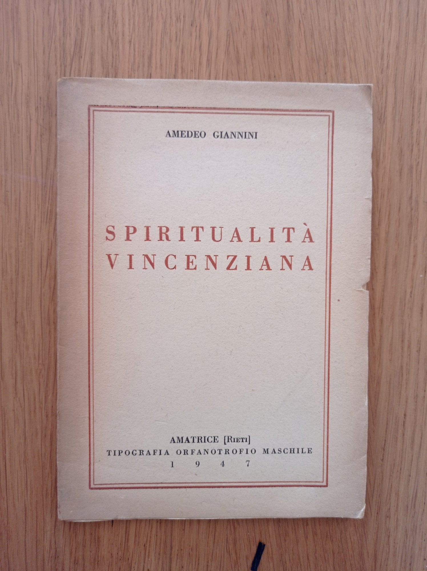 Spiritualità Vincenziana - copertina